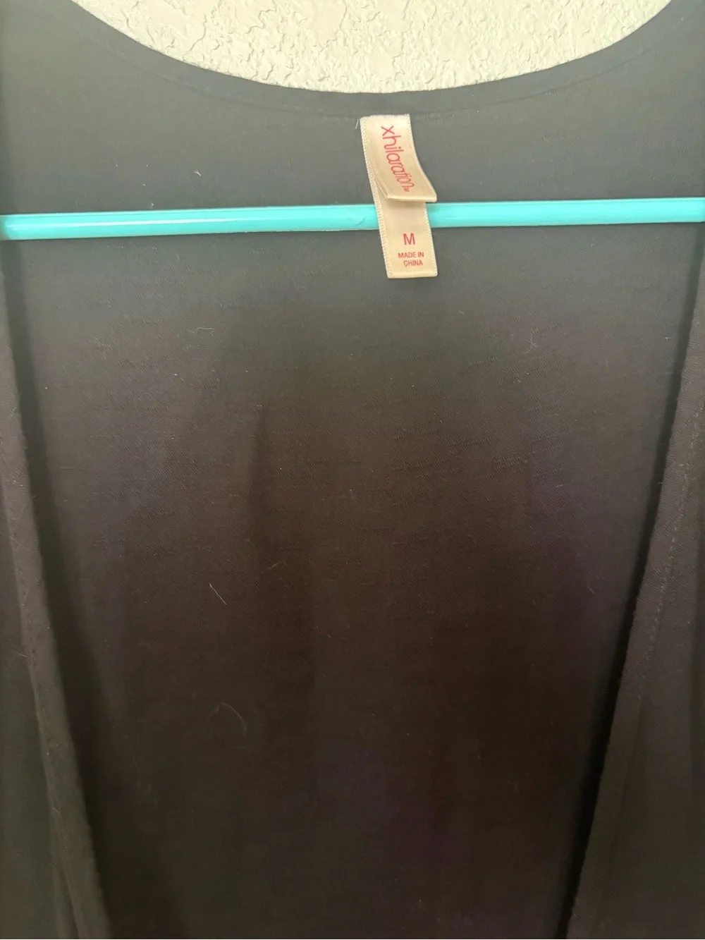 Xhilaration black wrap dress